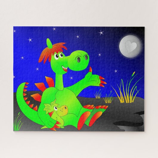 Dinosaurier Puzzle (Horizontal)