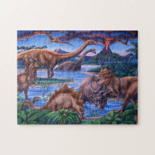 Dinosaurier-Puzzlespiel Puzzle