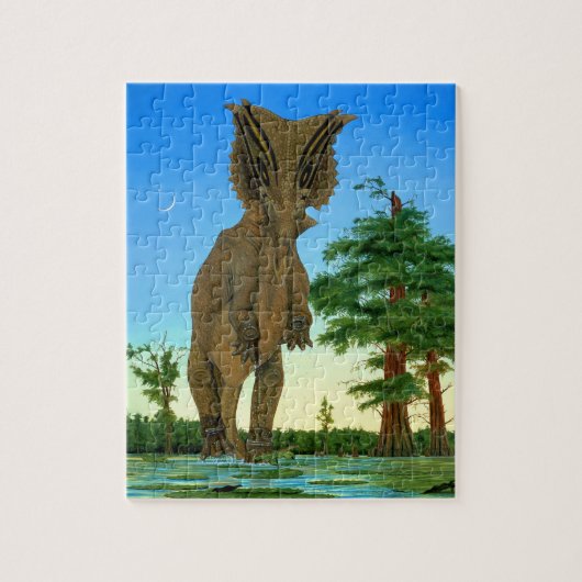 Dinosaurier-PuzzlespielChasmosaurus Gregory Paul Puzzle (Vertikal)