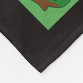 Dinosaurier-Quadrate Fleecedecke (Ecke)