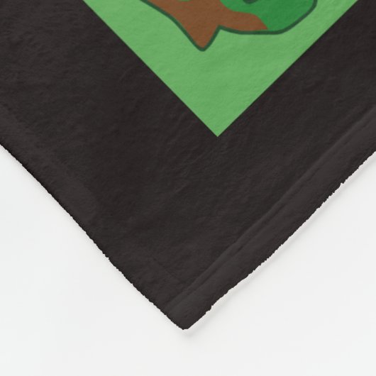 Dinosaurier-Quadrate Fleecedecke (Ecke)