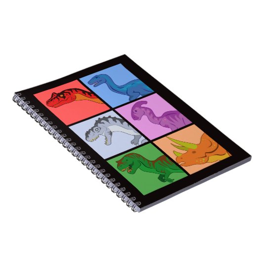 Dinosaurier-Quadrate Notizblock (Rechte Seite)