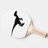 Dinosaurier-Raubvogel, Dino-Entwurf Tischtennis Schläger (Seitenansicht)