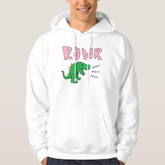 Dinosaurier rawr hoodie (Vorderseite)