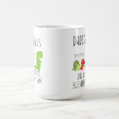 Dinosaurier rawr-some Daddysaurus Kaffeetasse (Mittel)