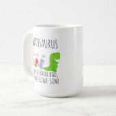 Dinosaurier rawr-some Daddysaurus Kaffeetasse (Vorderseite Links)