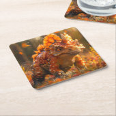 Dinosaurier Rechteckiger Pappuntersetzer (angewinkelt)