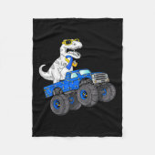 Dinosaurier Reitwagen World Down Syndrome Day Boys Fleecedecke (Vorderseite)
