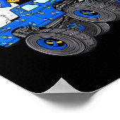 Dinosaurier Reitwagen World Down Syndrome Day Boys Poster (Ecke)