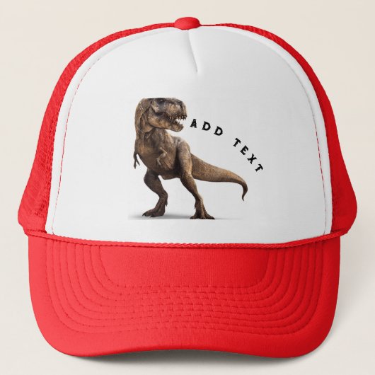 Dinosaurier Reptiles Image Hinzufügen Text gedruck Truckerkappe (Vorderseite)