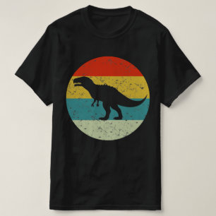 Dinosaurier Retro Vintage Silhouette 70er T-Shirt