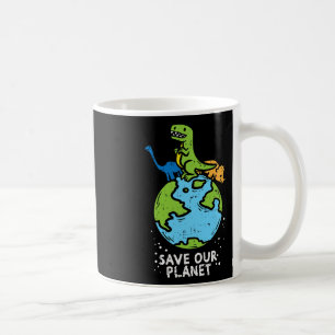 Dinosaurier Rettete unseren Planeten Niedlich Eart Kaffeetasse
