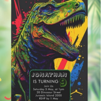 Dinosaurier Roaring gute Zeit vor Einladung