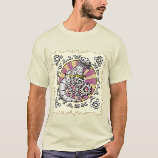 Dinosaurier-Roboter T-Shirt (Vorderseite)