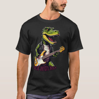 Dinosaurier Rock mit Rex T-Shirt