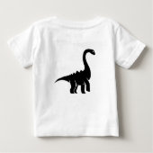 Dinosaurier Rocks! Langschläfer-T-Shirt (T-Rex) Baby T-shirt (Rückseite)