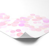 Dinosaurier Rosa oder Blaues Geschlecht offenbart Poster (Ecke)