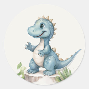 Dinosaurier Runder Aufkleber
