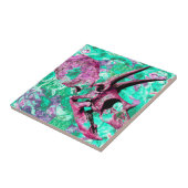 Dinosaurier-Schädel-Druck-Entwurf Fliese (Seite)