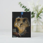 Dinosaurier-Schädel Postkarte (Stehend Vorderseite)