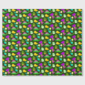 Dinosaurier! Schleifpapier Geschenkpapier (Flach)