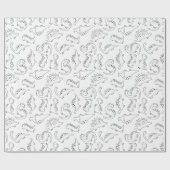 Dinosaurier! Schleifpapier Geschenkpapier (Flach)