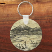 Dinosaurier Schlüsselanhänger (Vorderseite)