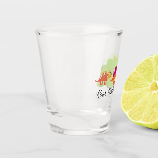 Dinosaurier Schnapsglas (Links)
