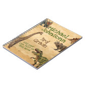 Dinosaurier-Schulnotizbuch Notizblock (Linke Seite)