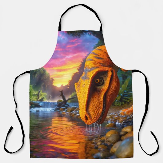 Dinosaurier Schürze (Vorderseite)