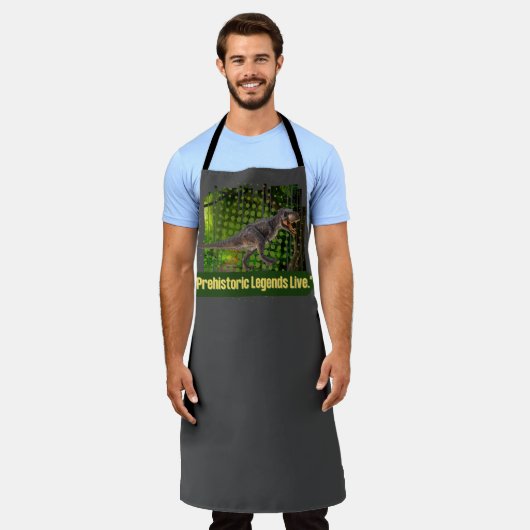 Dinosaurier Schürze (Getragen)