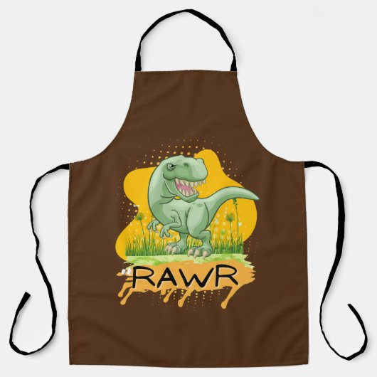 Dinosaurier Schürze (Vorderseite)