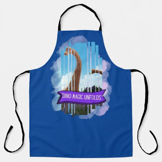 Dinosaurier Schürze (Vorderseite)