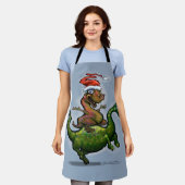 Dinosaurier-Schürze Schürze (Getragen)