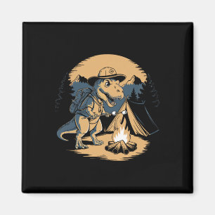 Dinosaurier-Scouting-Camping Für Kinder Jungen Mäd Magnet