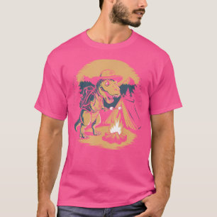 Dinosaurier Scouting Camping für Kinder Jungs Mädc T-Shirt