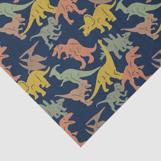 Dinosaurier Seidenpapier (Ausschnitt)