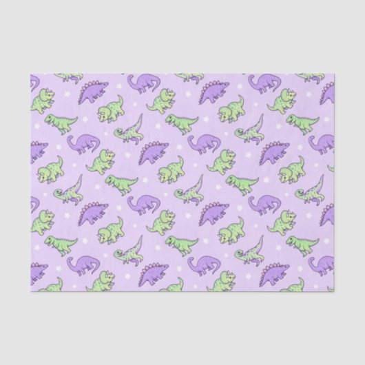 Dinosaurier Seidenpapier (Vorderseite)
