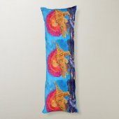 Dinosaurier Seitenschläferkissen (Rückseite (Vertikal))