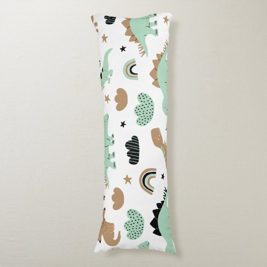 Dinosaurier Seitenschläferkissen (Vorderseite Vertikal)