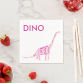 Dinosaurier Serviette (Beispiel)