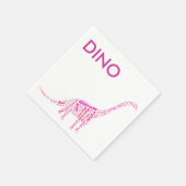 Dinosaurier Serviette (Ecke)