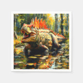 Dinosaurier Serviette (Vorderseite)