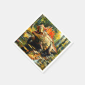 Dinosaurier Serviette (Ecke)