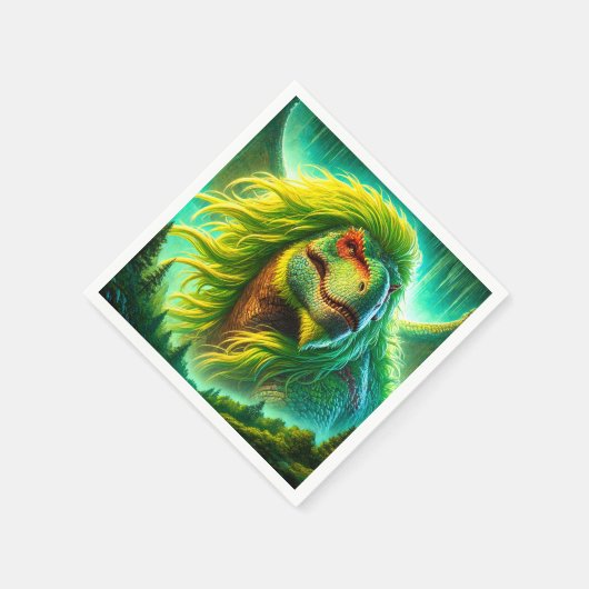 Dinosaurier Serviette (Ecke)