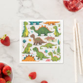 Dinosaurier Serviette (Beispiel)
