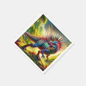 Dinosaurier Serviette (Ecke)