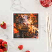 Dinosaurier Serviette (Beispiel)