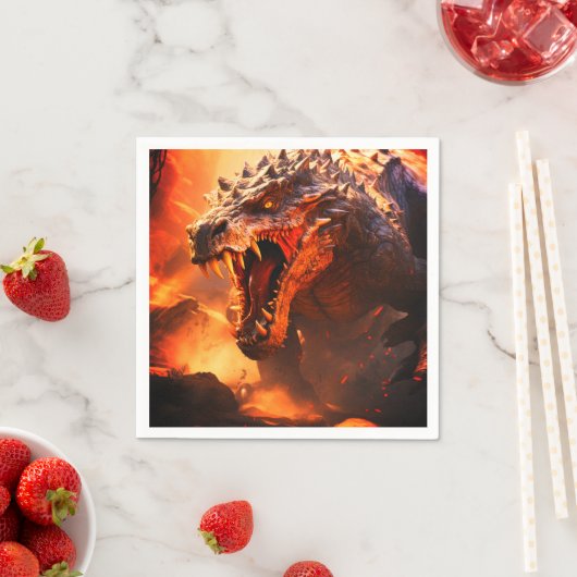 Dinosaurier Serviette (Beispiel)