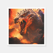 Dinosaurier Serviette (Vorderseite)